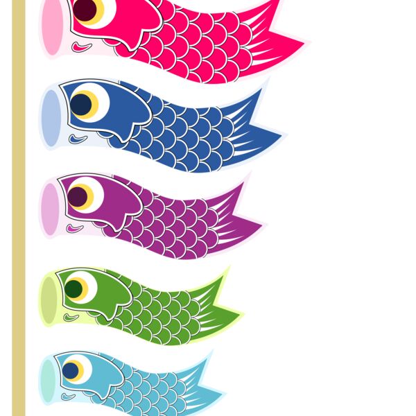 Koinobori with Pole Thumbnail