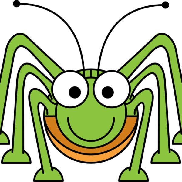 StudioFibonacci Cartoon Grasshopper Thumbnail