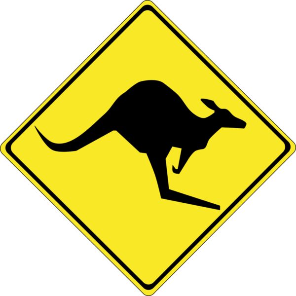 Roadsign Kangaroos Thumbnail