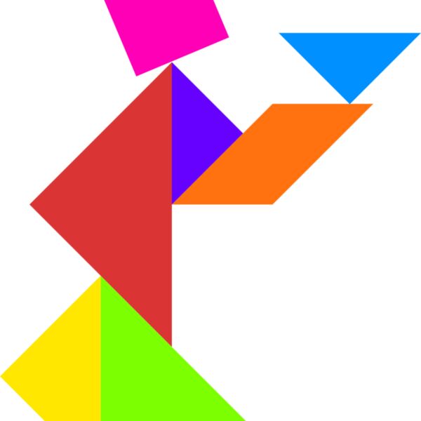 Tangram shape people 65 Thumbnail