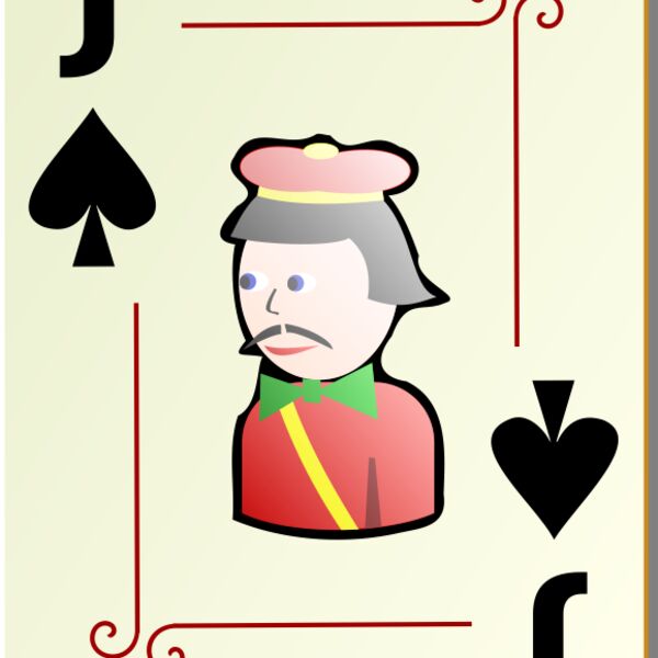 nicubunu Ornamental deck Jack of spades Thumbnail