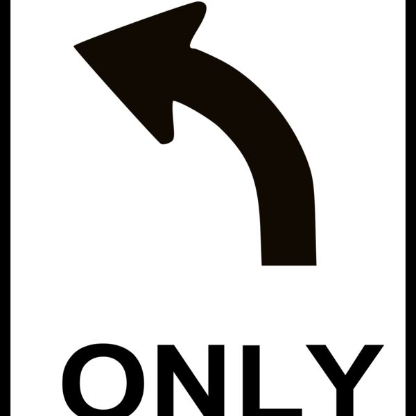 Leomarc sign veer left Thumbnail