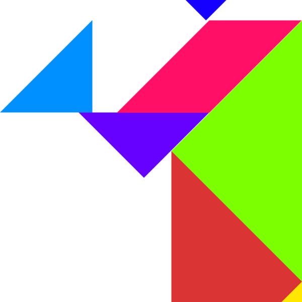 Tangram shape people 36 Thumbnail