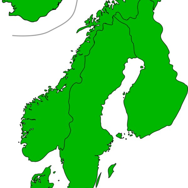 Map Of Scandinavia Thumbnail