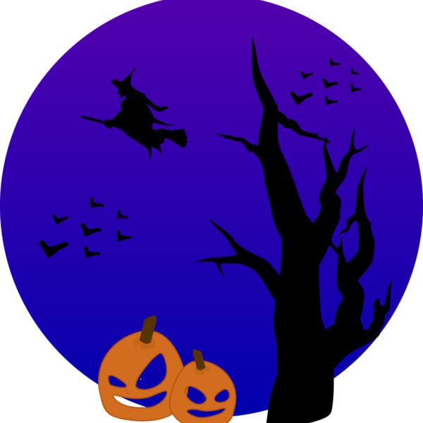 witch on broom Thumbnail