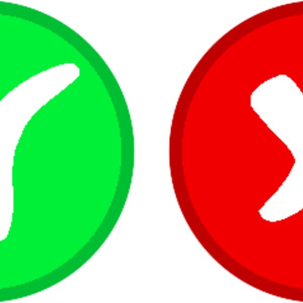 TzeenieWheenie red green OK not OK Icons Thumbnail