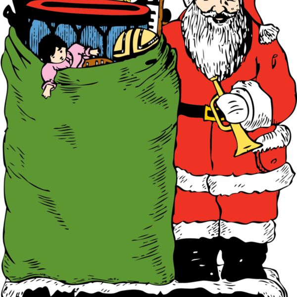 johnny automatic santa and his bag Thumbnail