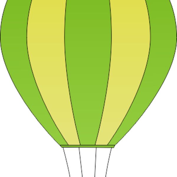 maidis Vertical Striped Hot Air Balloons 1 Thumbnail