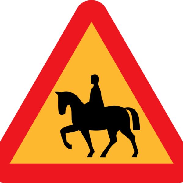 ryanlerch Horserider roadsign Thumbnail