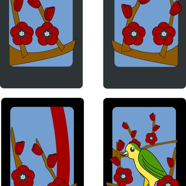 rg1024 Hanafuda Ume  February  Thumbnail