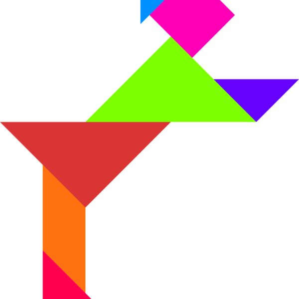 Tangram shape people 73 Thumbnail